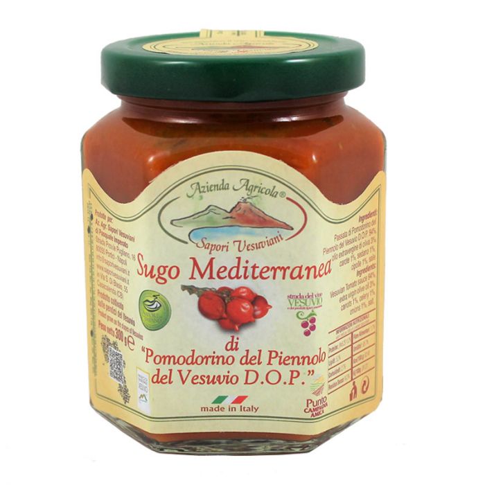 Sapori Vesuviani - Sugo Mediterranea con Pomodorini del Piennolo DOP